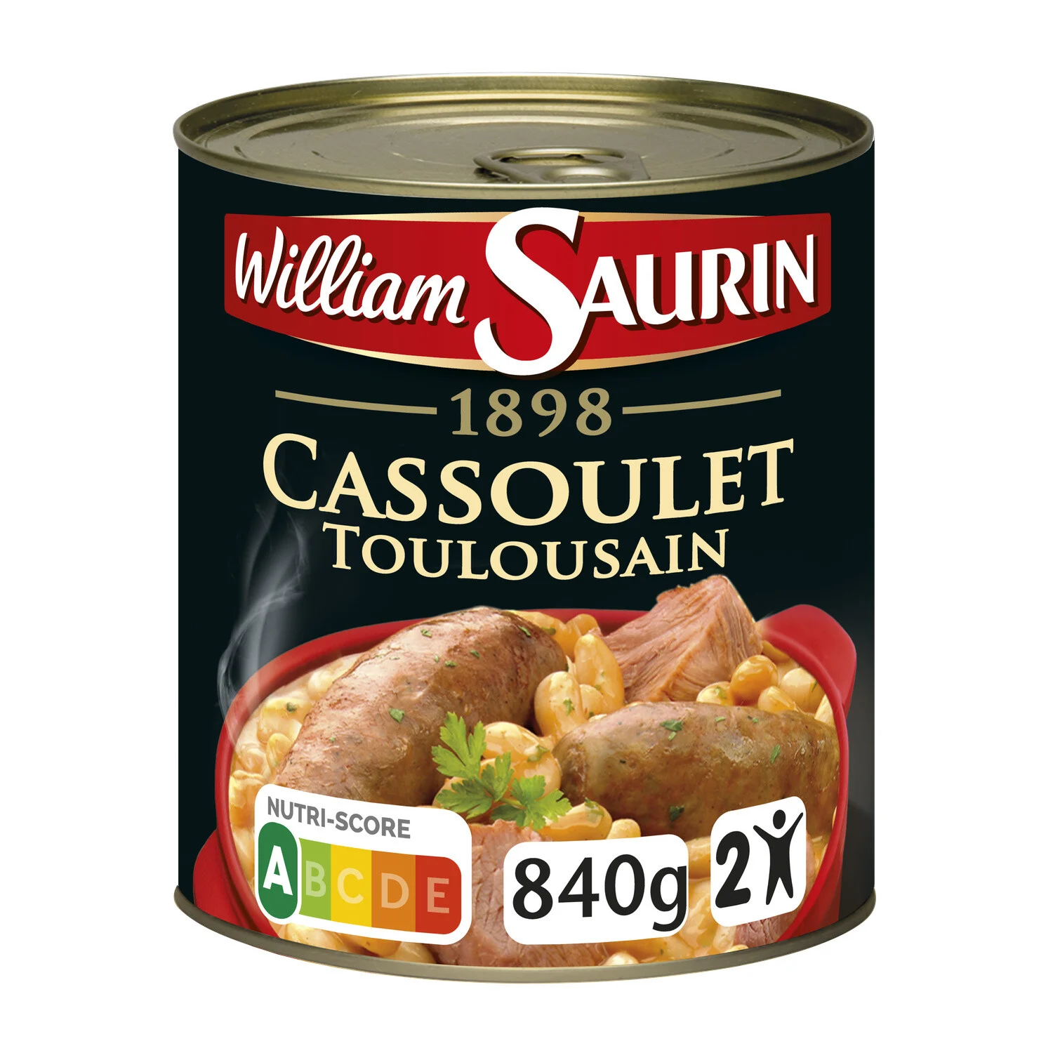 Plat Cuisiné Cassoulet Toulousain 840g - William Saurin