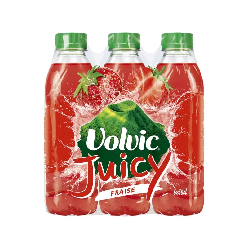 Juicy fraise 6x50cl - VOLVIC
