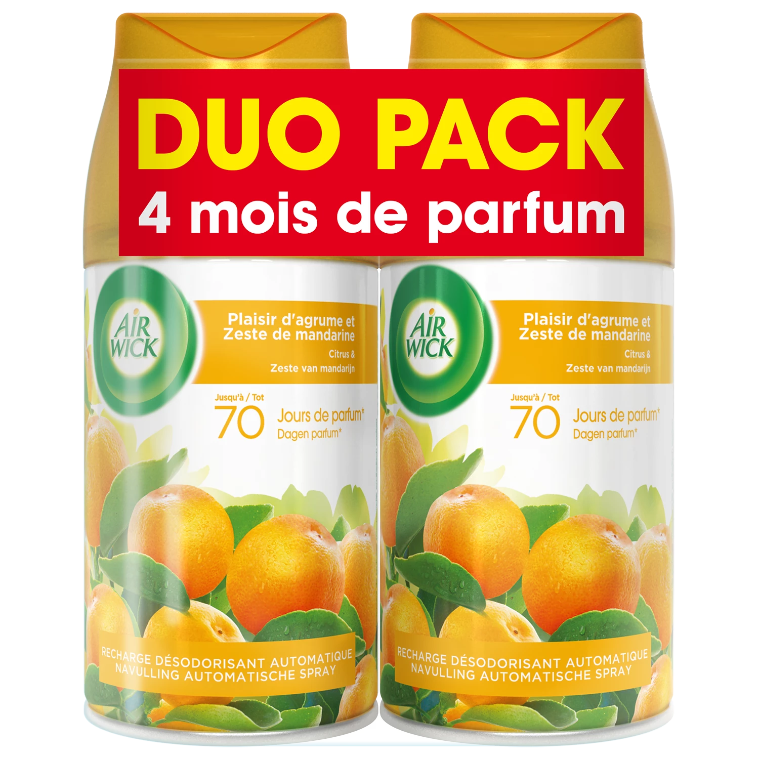 Lufterfrischer-Nachfüllpackung Citrus Pleasure 2pck - AIR WICK
