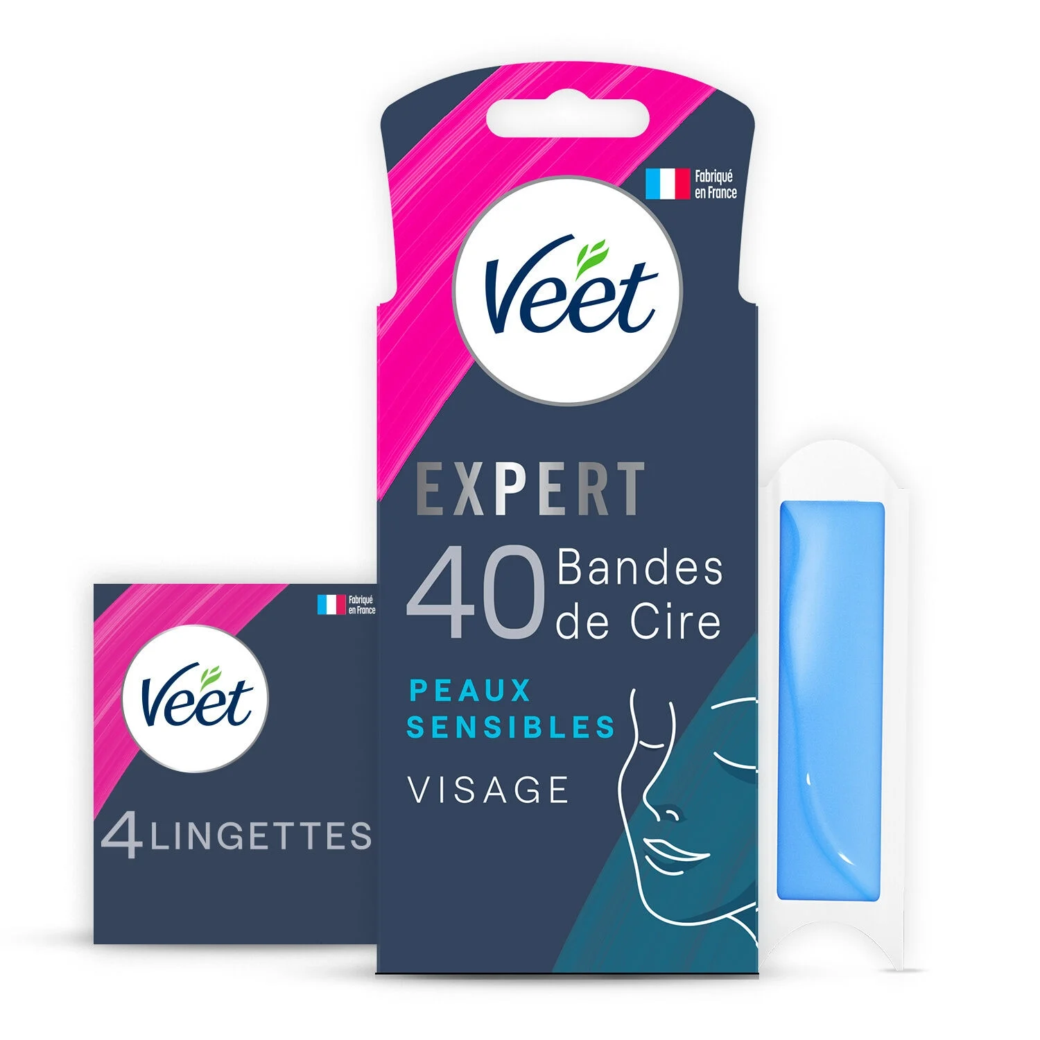 Полоски для лица Veet Expert X40