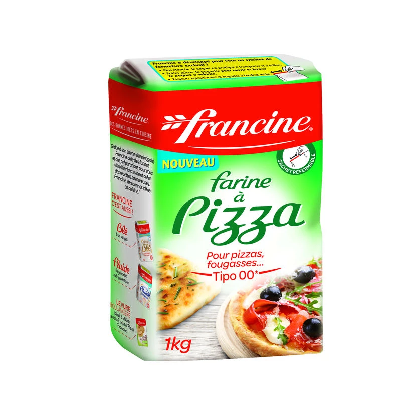 Harina para pizza, 1kg - FRANCINE