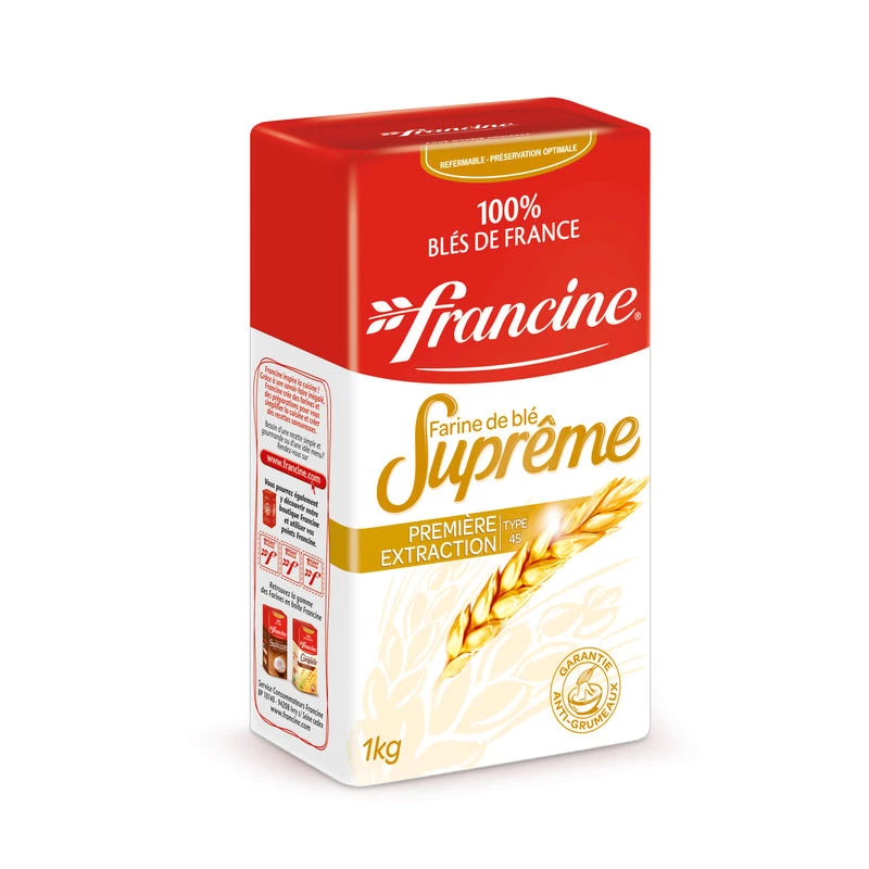 Supreme Wheat Flour, 1kg - FRANCINE