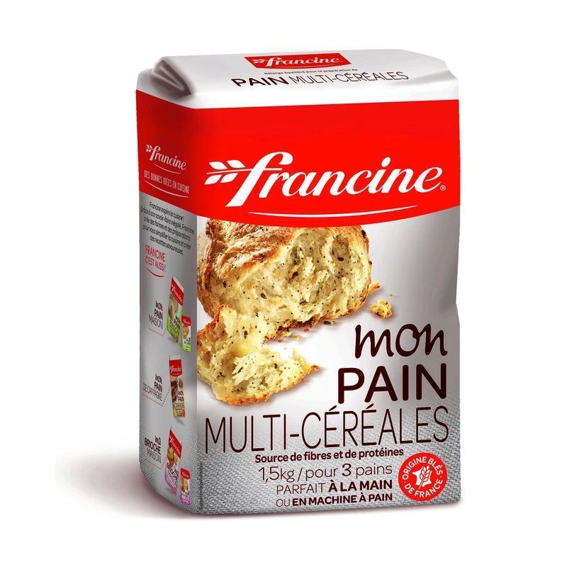 Bánh mì ngũ cốc trộn, 1,5kg - FRANCINE