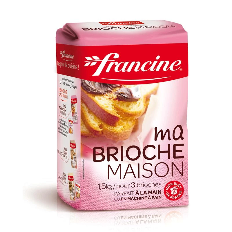 Preparation for Homemade Brioches, 1.5kg - FRANCINE