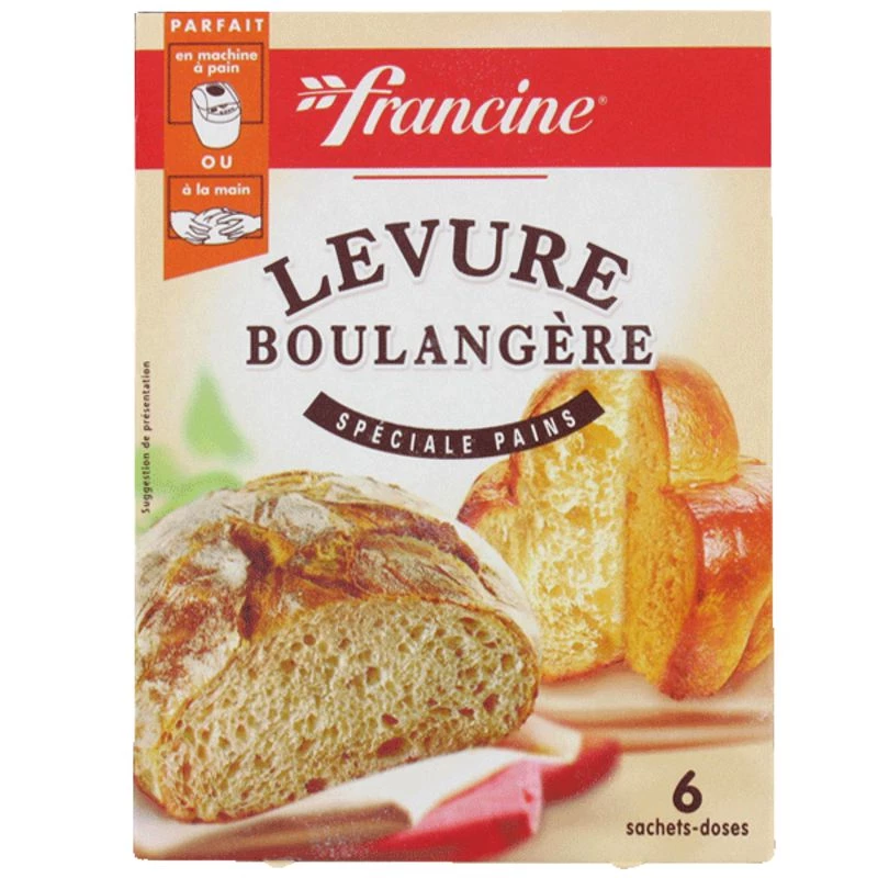 面包酵母，6x5g - FRANCINE
