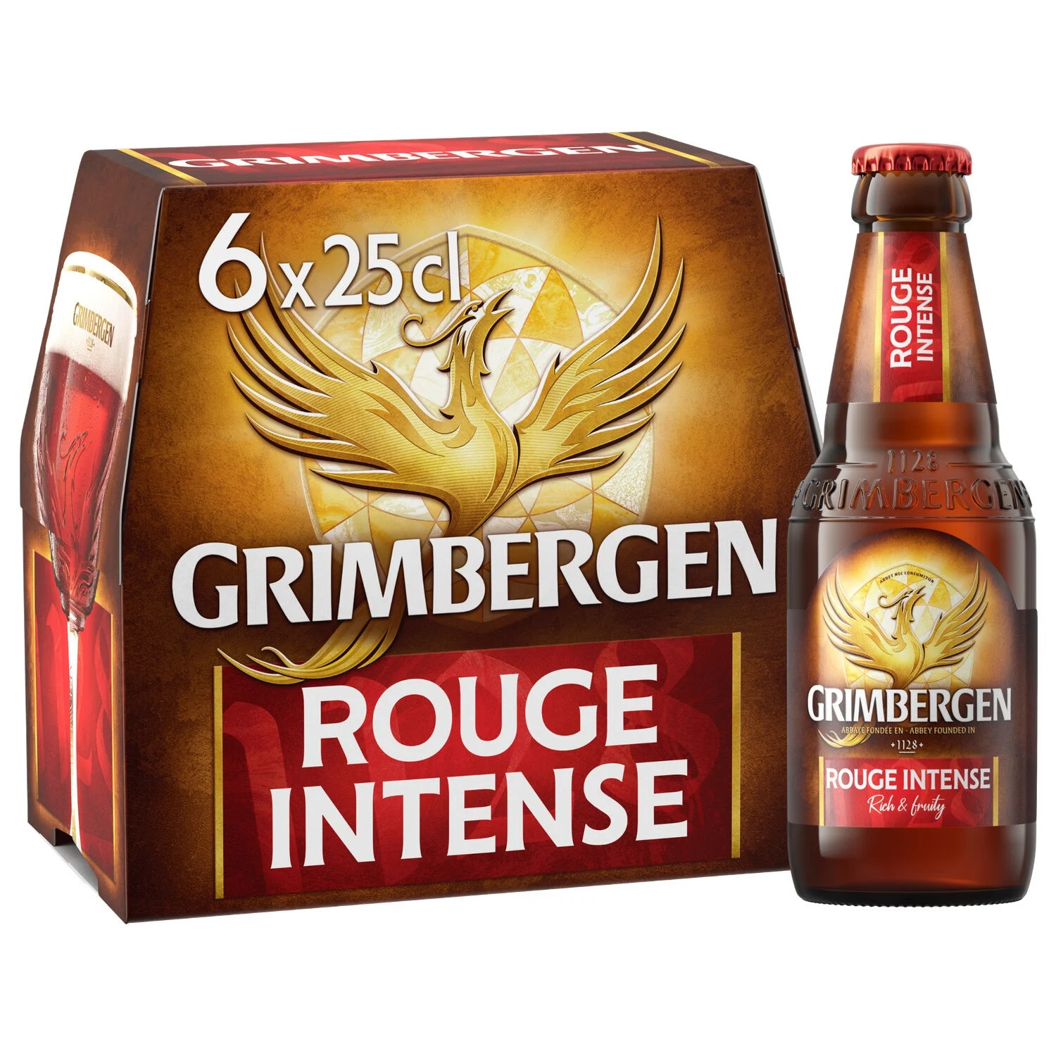 Bière Rouge, 5,5°, 6x25cl - GRIMBERGEN