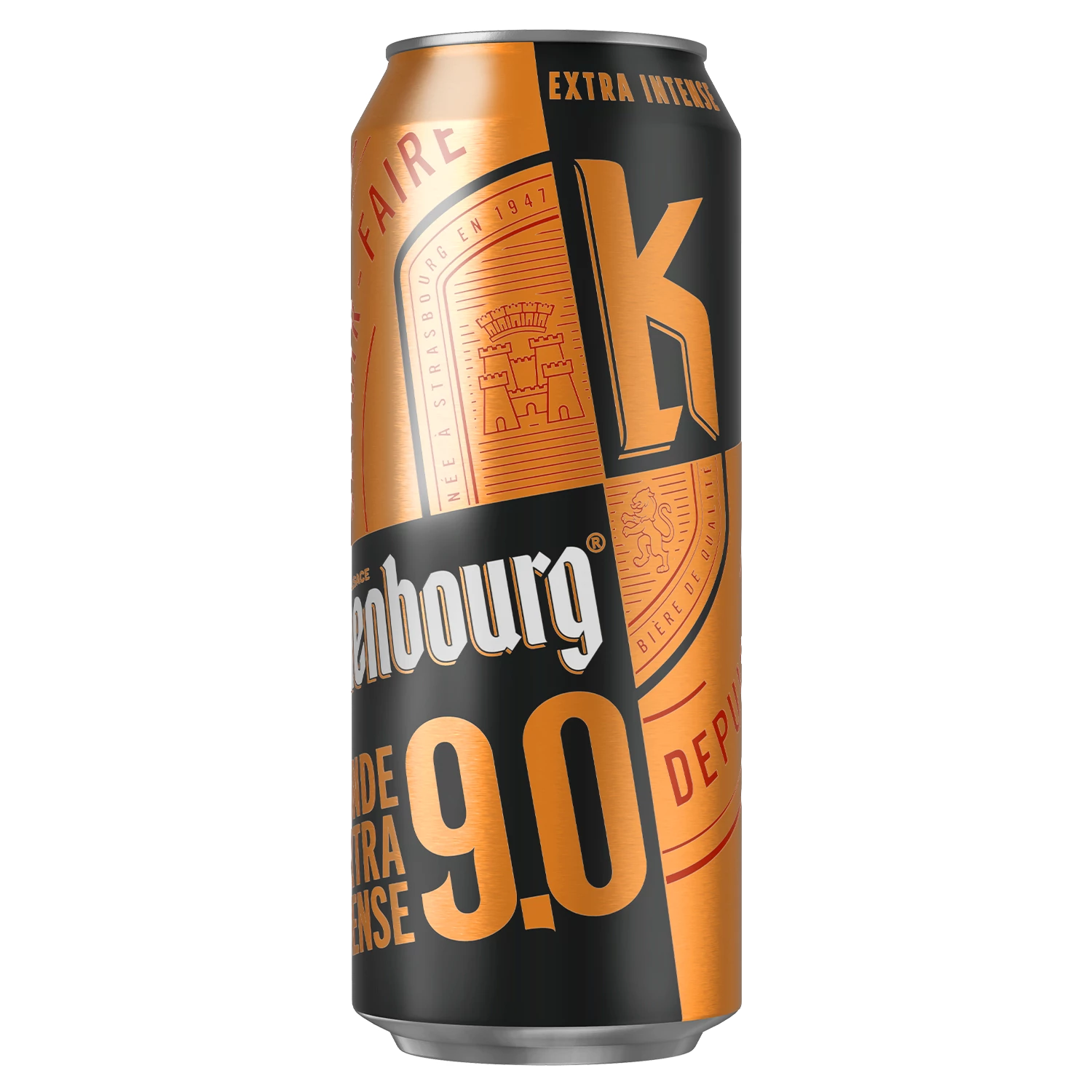 Bia vàng đậm đặc, 9°, 50cl - KRONENBOURG