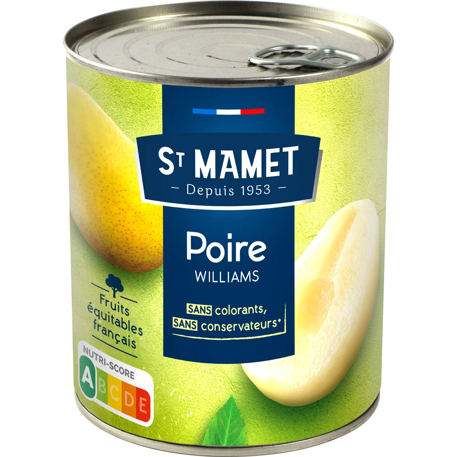 Fruits Au Sirop Demi-poires Williams 850g - St Mamet