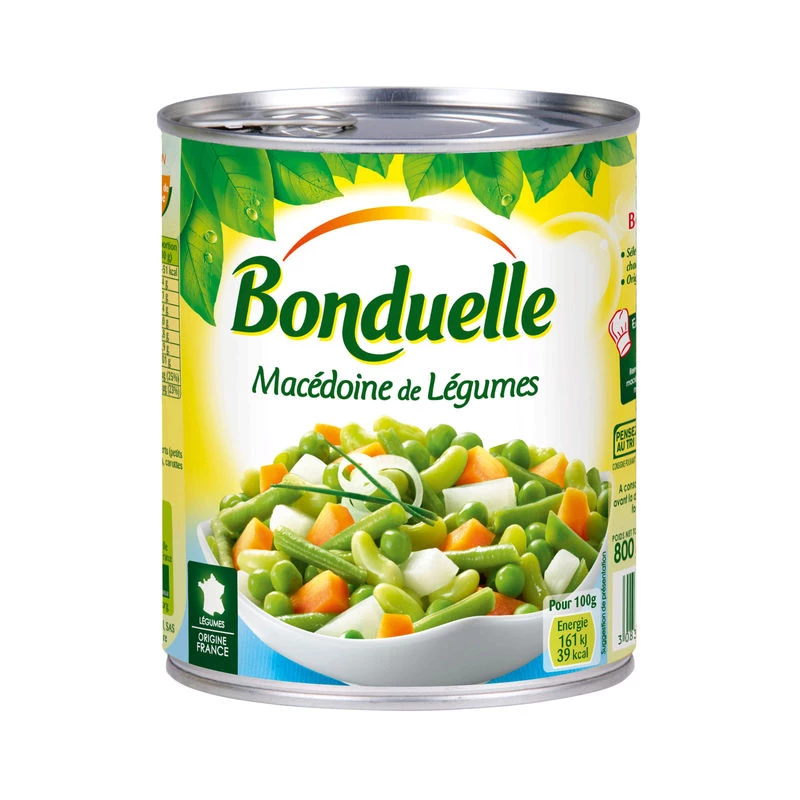 混合蔬菜; 50克 -  BONDUELLE