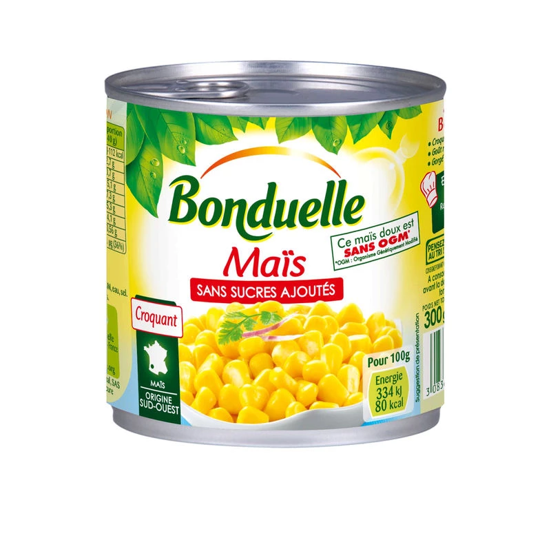 Maïs Geen toegevoegde suikers; 285g -  BONDUELLE