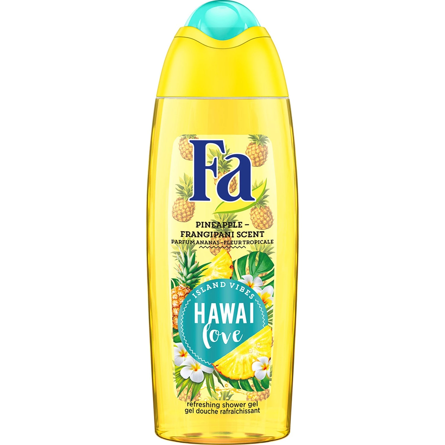 Gel douche Hawaï love parfum ananas & fleur tropicale 250ml - FA