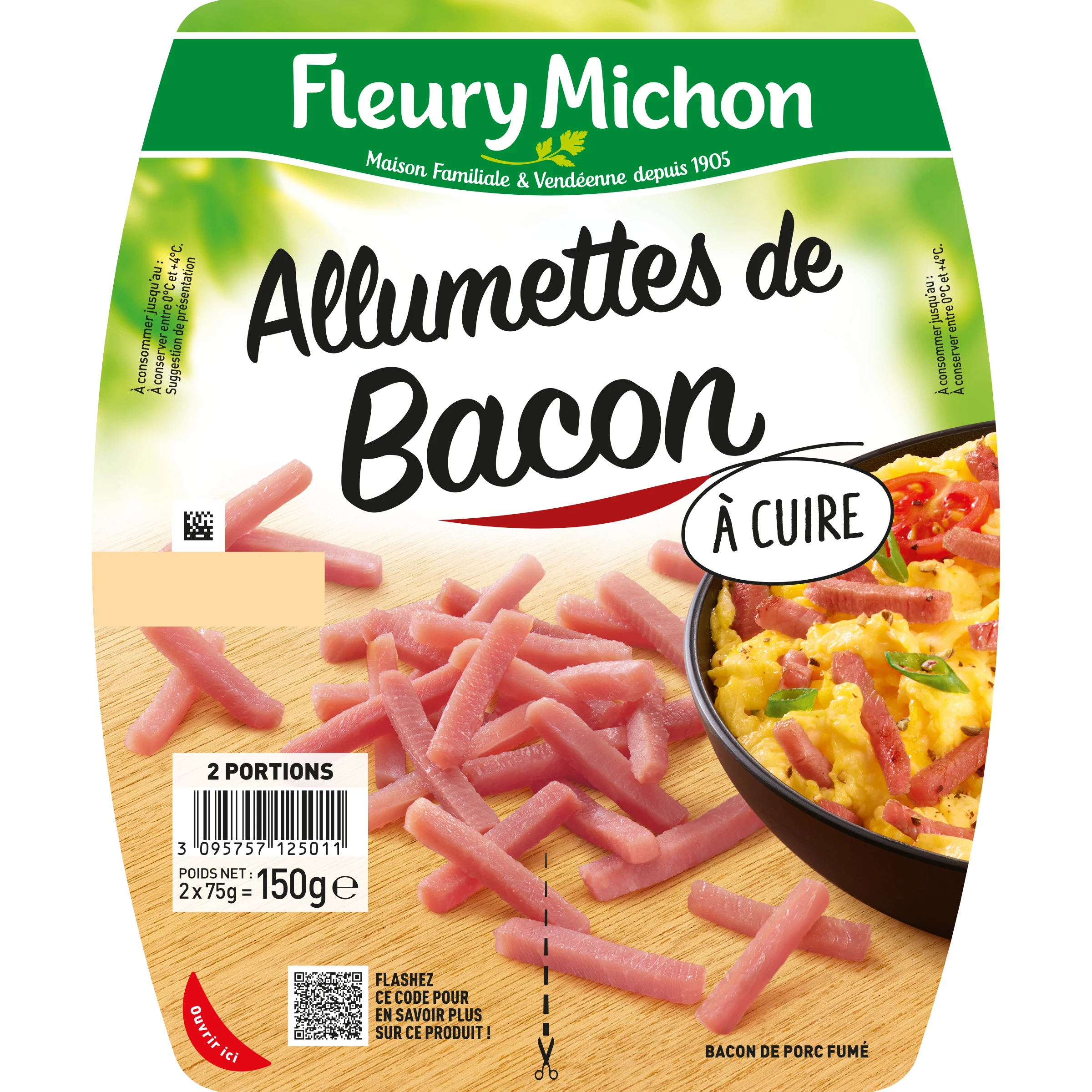 Allumettes De Bacon, 2x75g - FLEURY MICHON