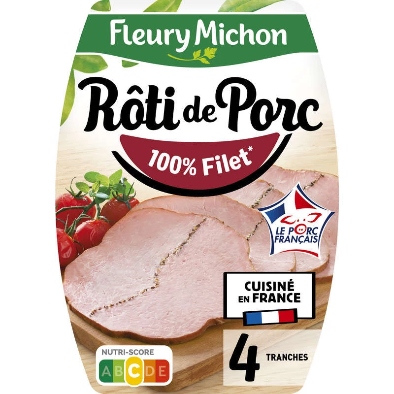 Roast pork preserved without nitrite - FLEURY MICHON