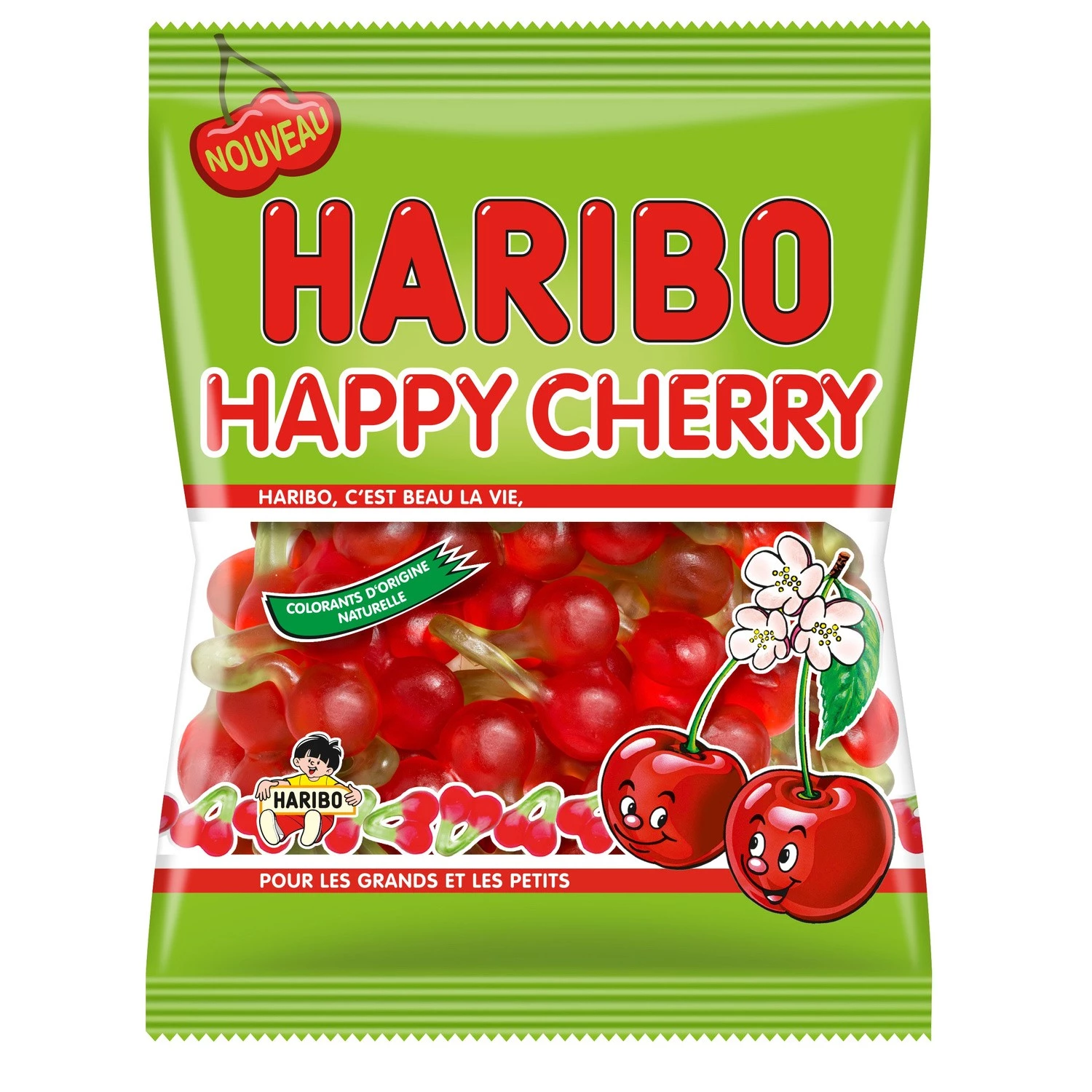 Bombones Happy Cherry; 220g - HARIBO