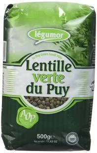 Lentilles Vertes Du Puy 500g - Legumor