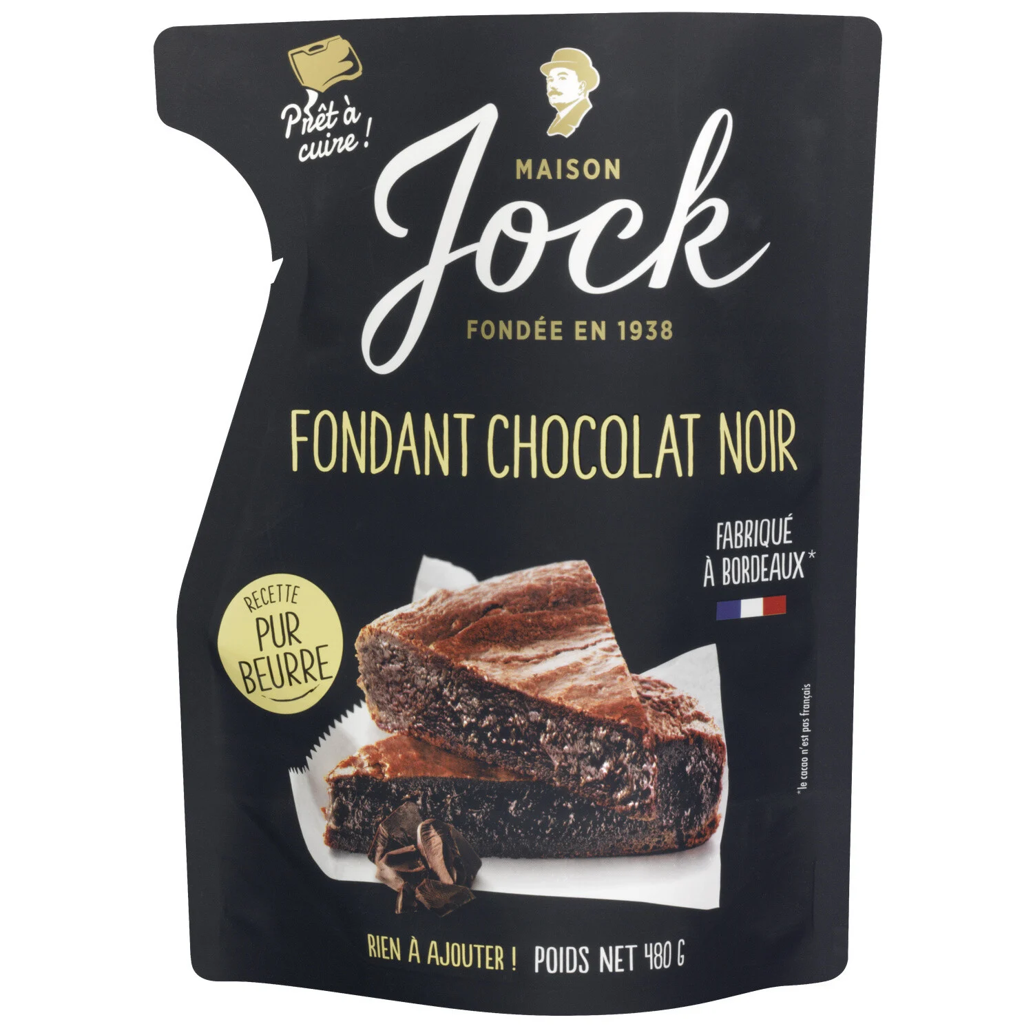 Fondant Au Chocolat Pur Beurre 480g - Jock