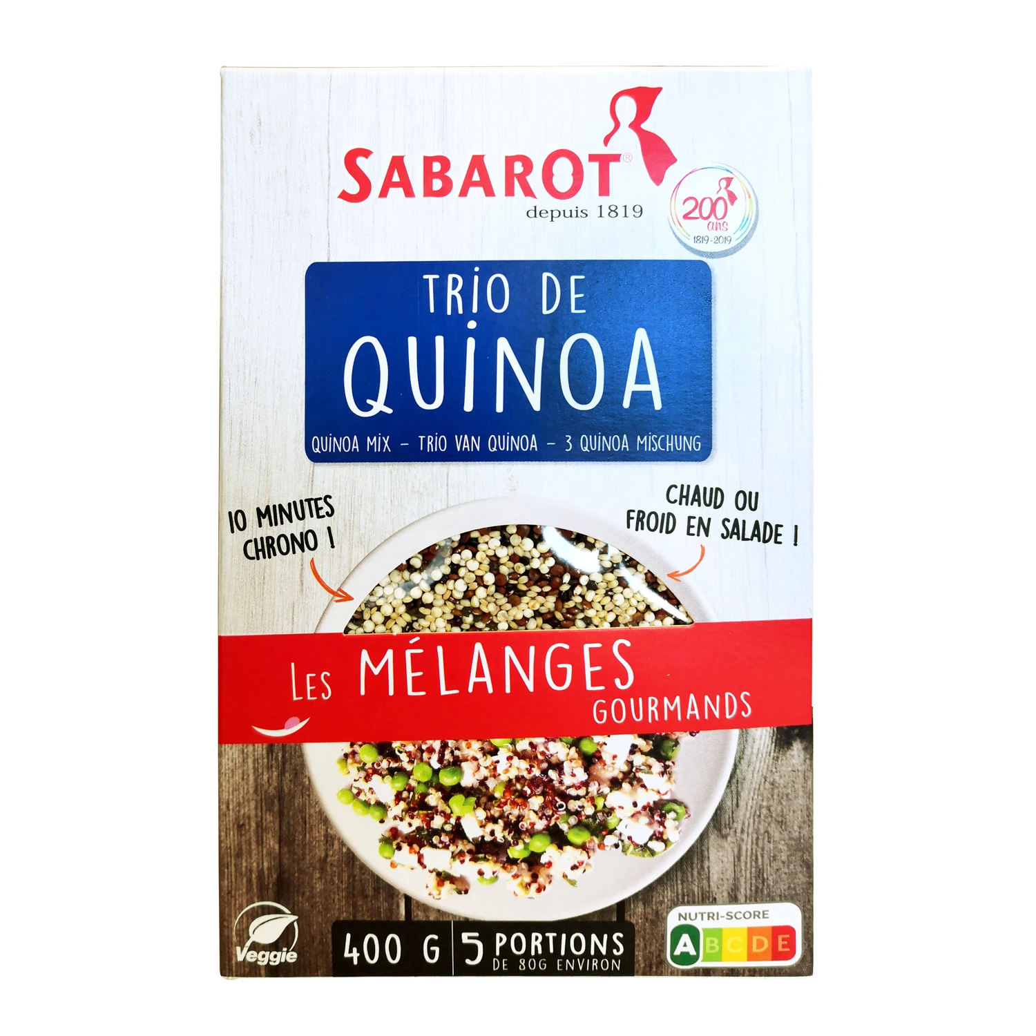 Trio Quinoa; 400g - SABAROT