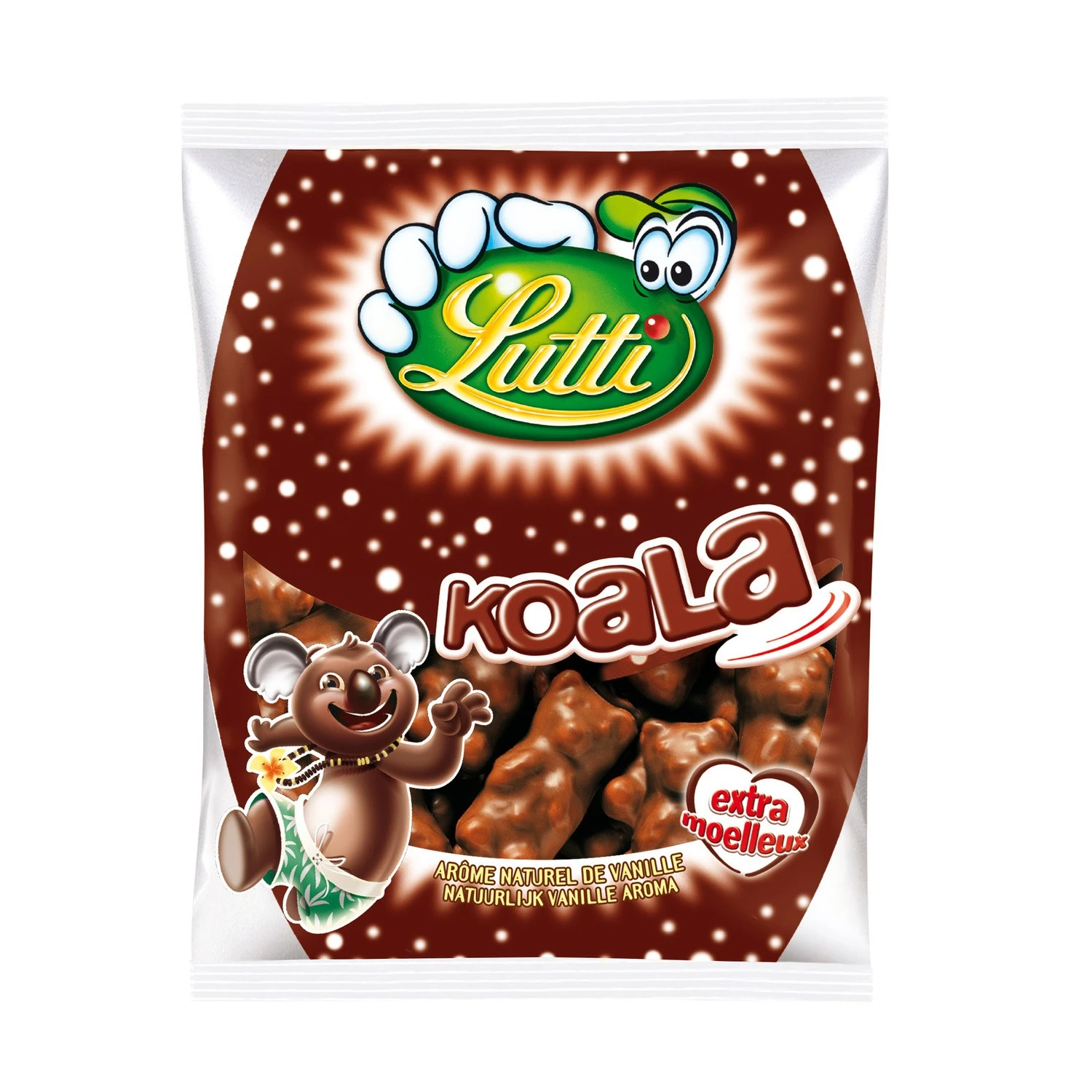 Kẹo dẻo sô cô la sữa Koala; 185g - LUTTI
