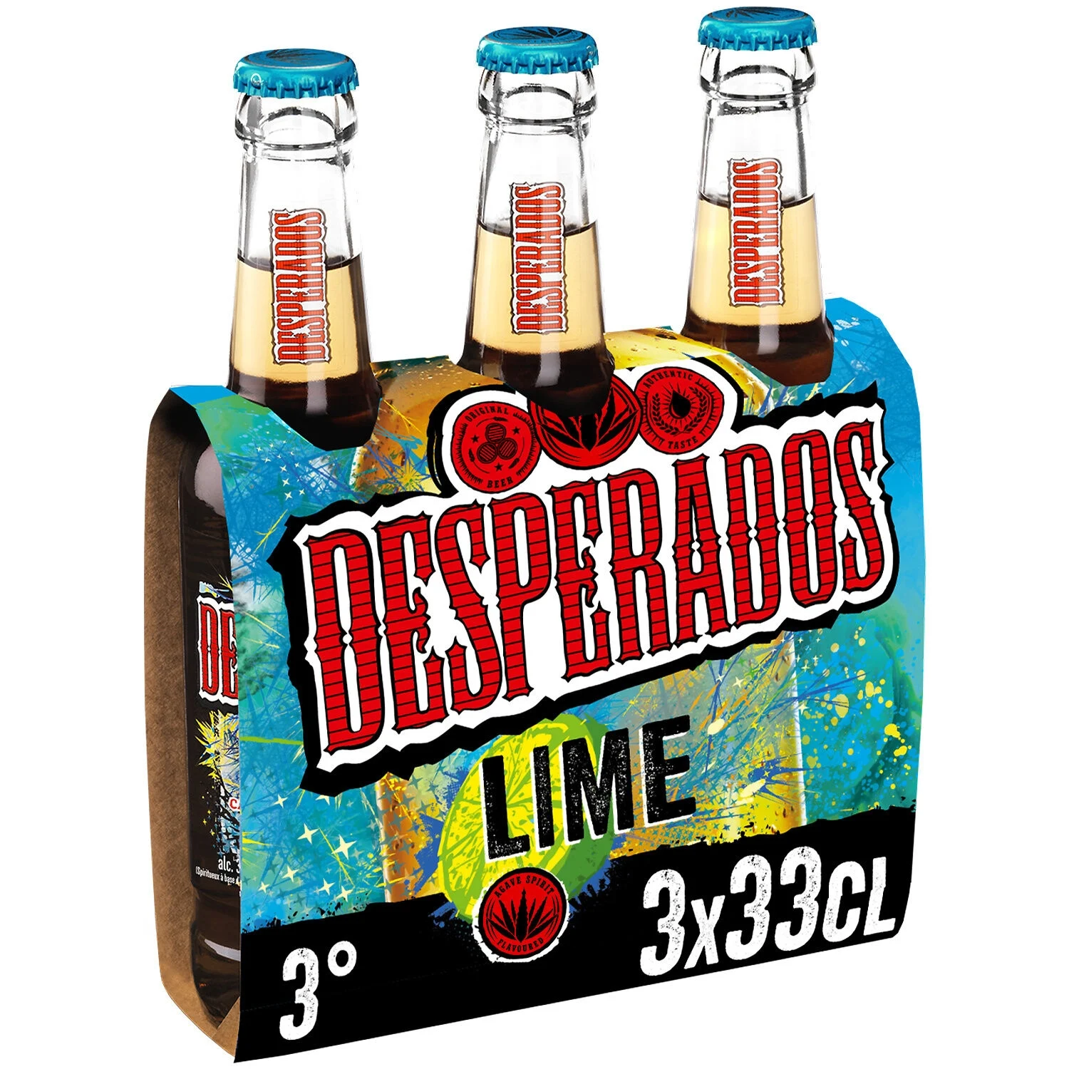 3x33cl Biere Desperados Lime