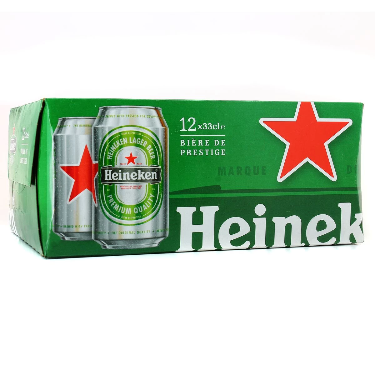 Cerveja loira, 12x33cl - HEINEKEN