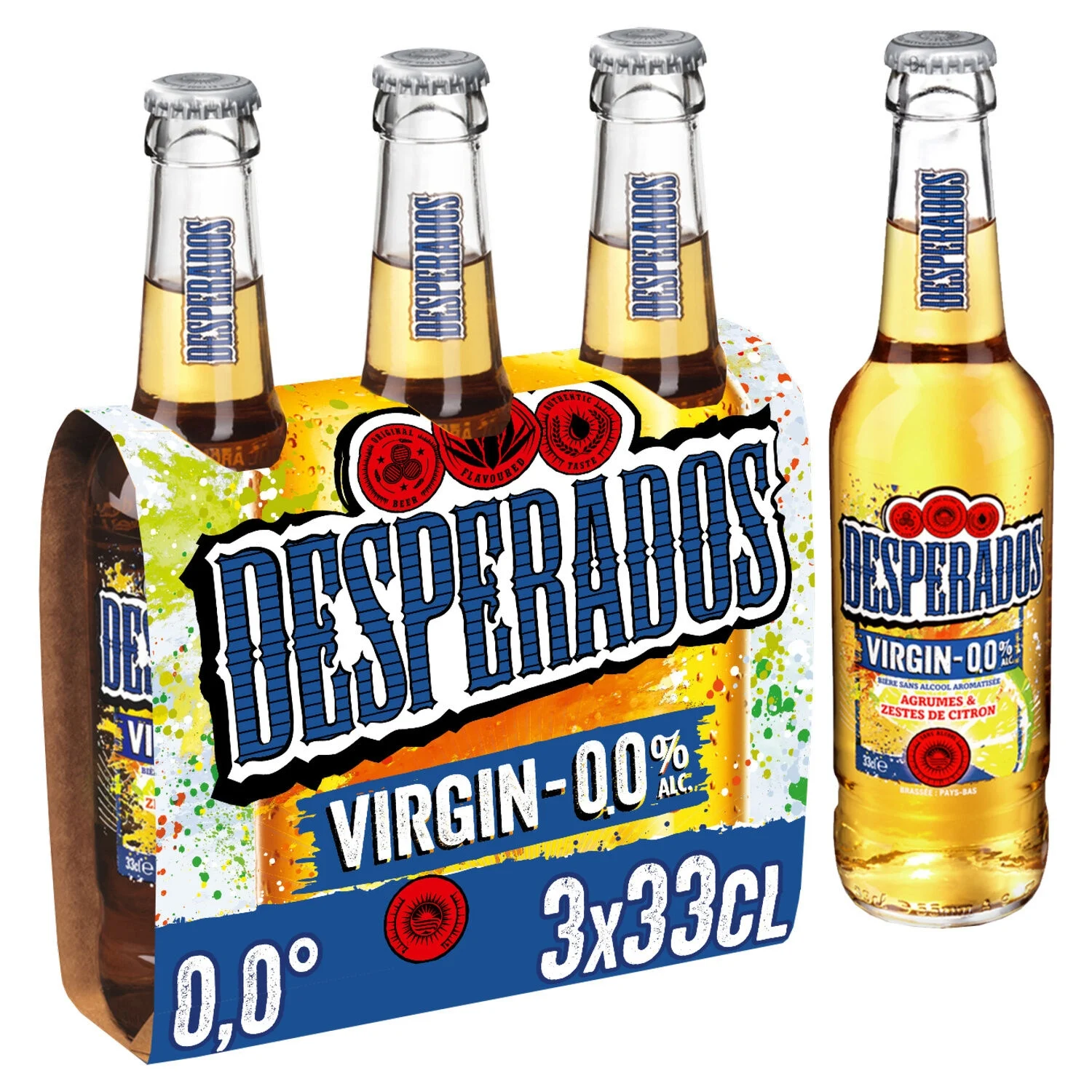 Cerveza Sin Alcohol, 3x33cl - DESPERADOS
