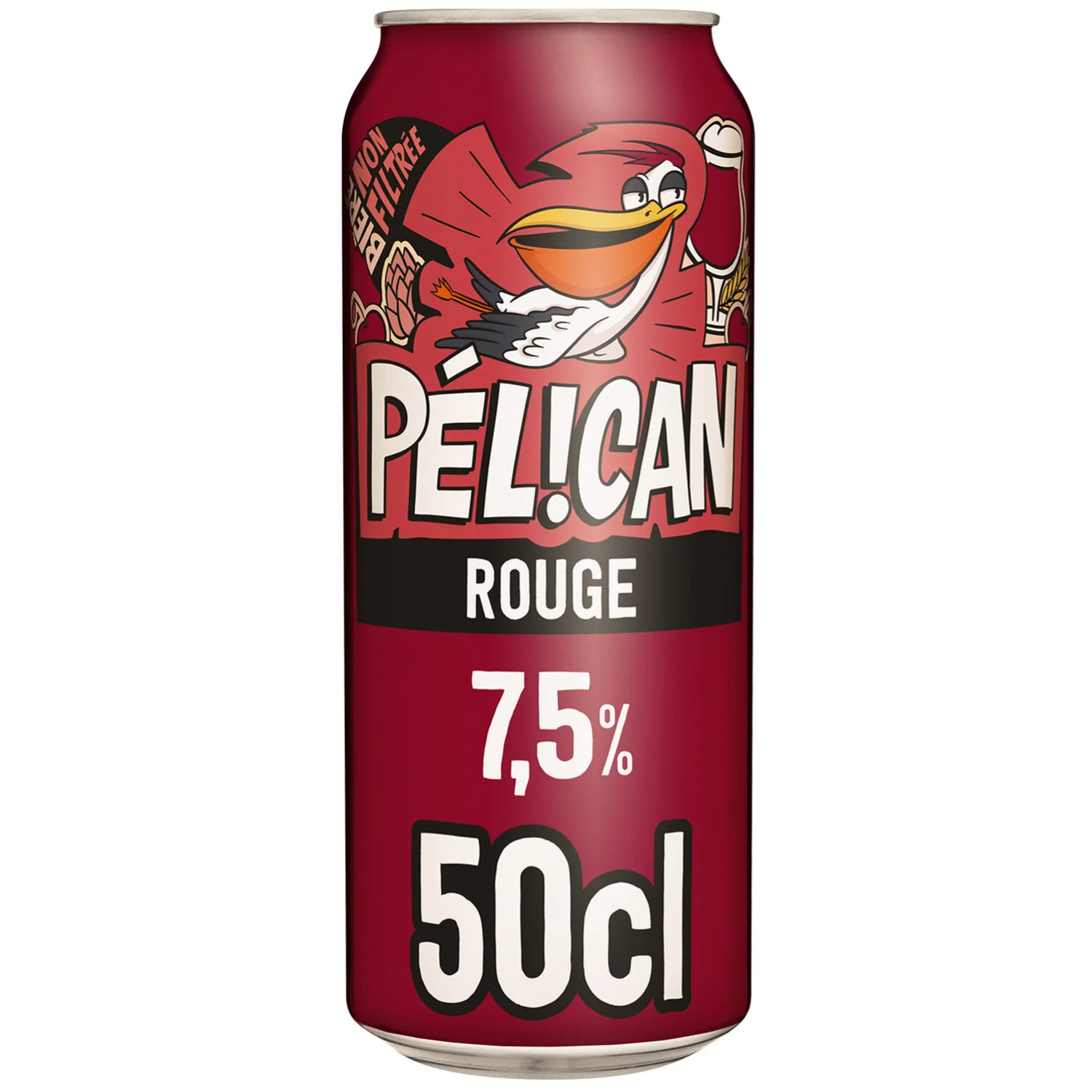 Bière Rouge Aux Cerises Griottes Non Filtrée 7,5% 50cl - Pelican
