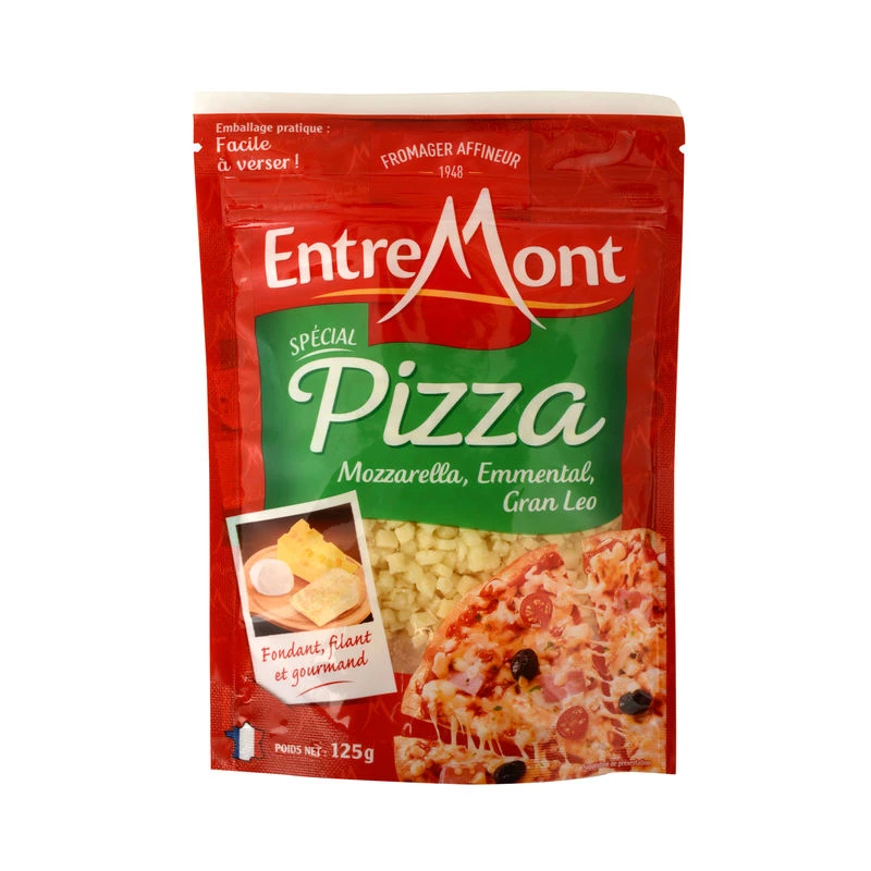 Fromage Spécial Pizza 125g - ENTREMONT