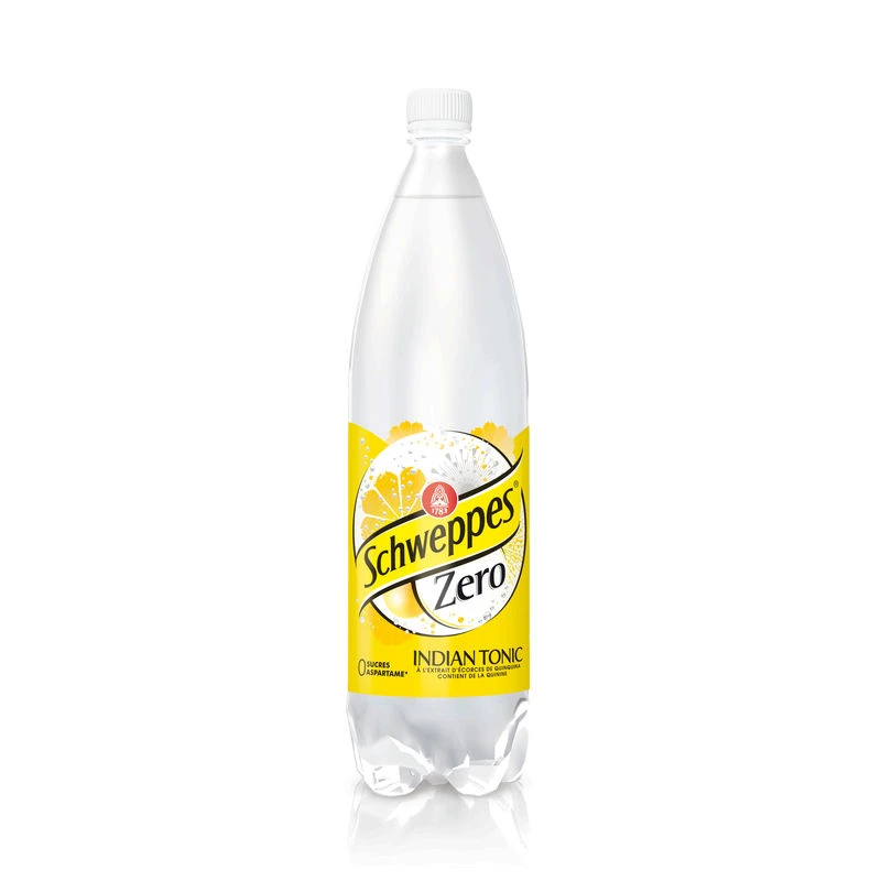 Soda indian tonic zéro 1,5L - SCHWEPPES