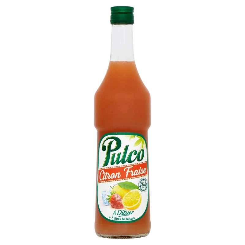イチゴ/レモンの濃縮液を70clに希釈 - PULCO