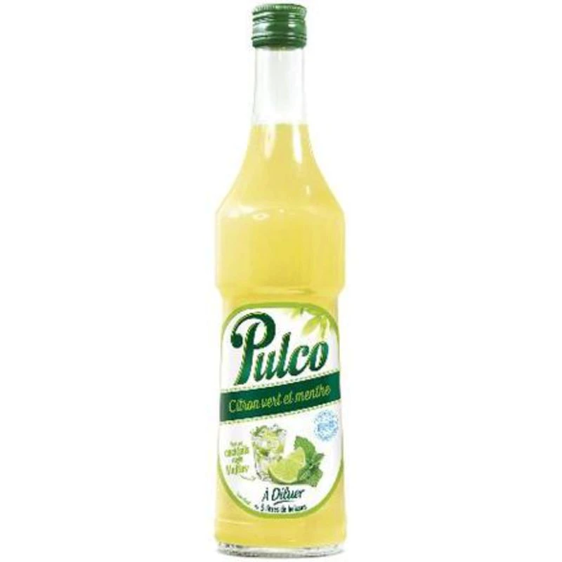 Lime/mint concentrate 70cl - PULCO