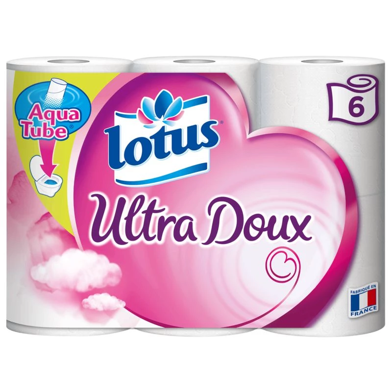 Giấy vệ sinh siêu mềm x6 - LOTUS