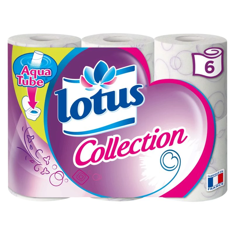 Papier toilette collection x6 - LOTUS