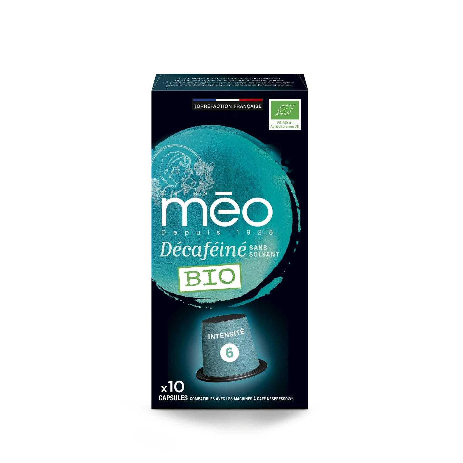 Cafe Meo Caps Deca X10 Bio 53g