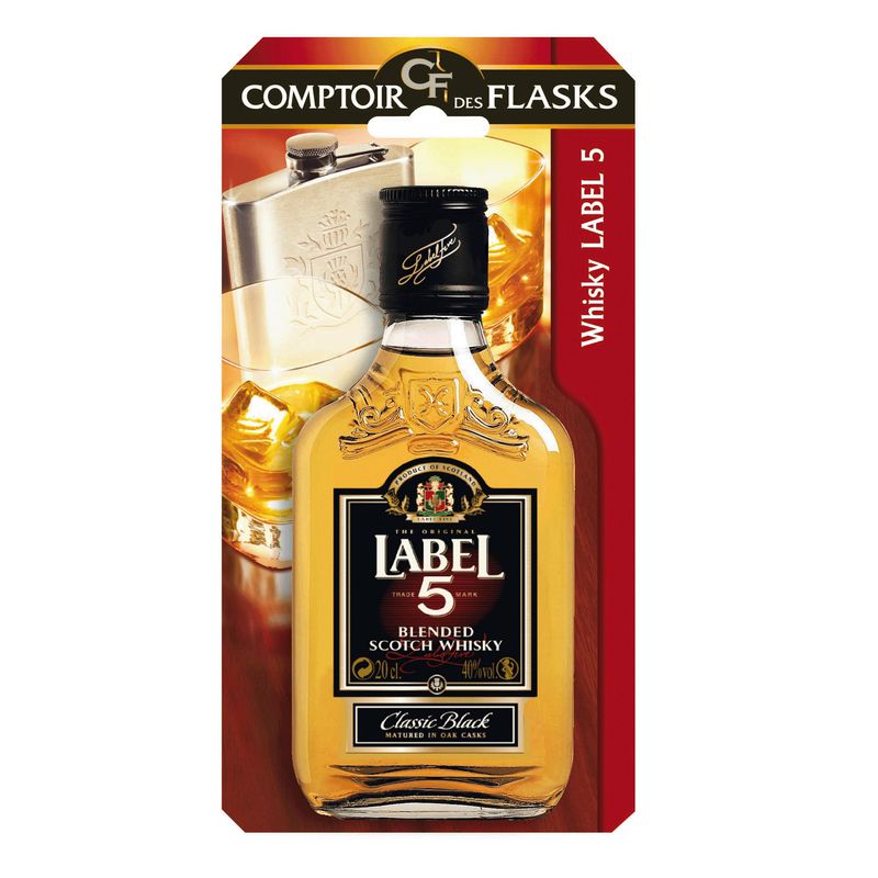 ブレンデッド スコッチ ウイスキー、40°、フラスコ de 20cl ブレンデッド スコッチ ウイスキー、40°、フラスコ de 20cl