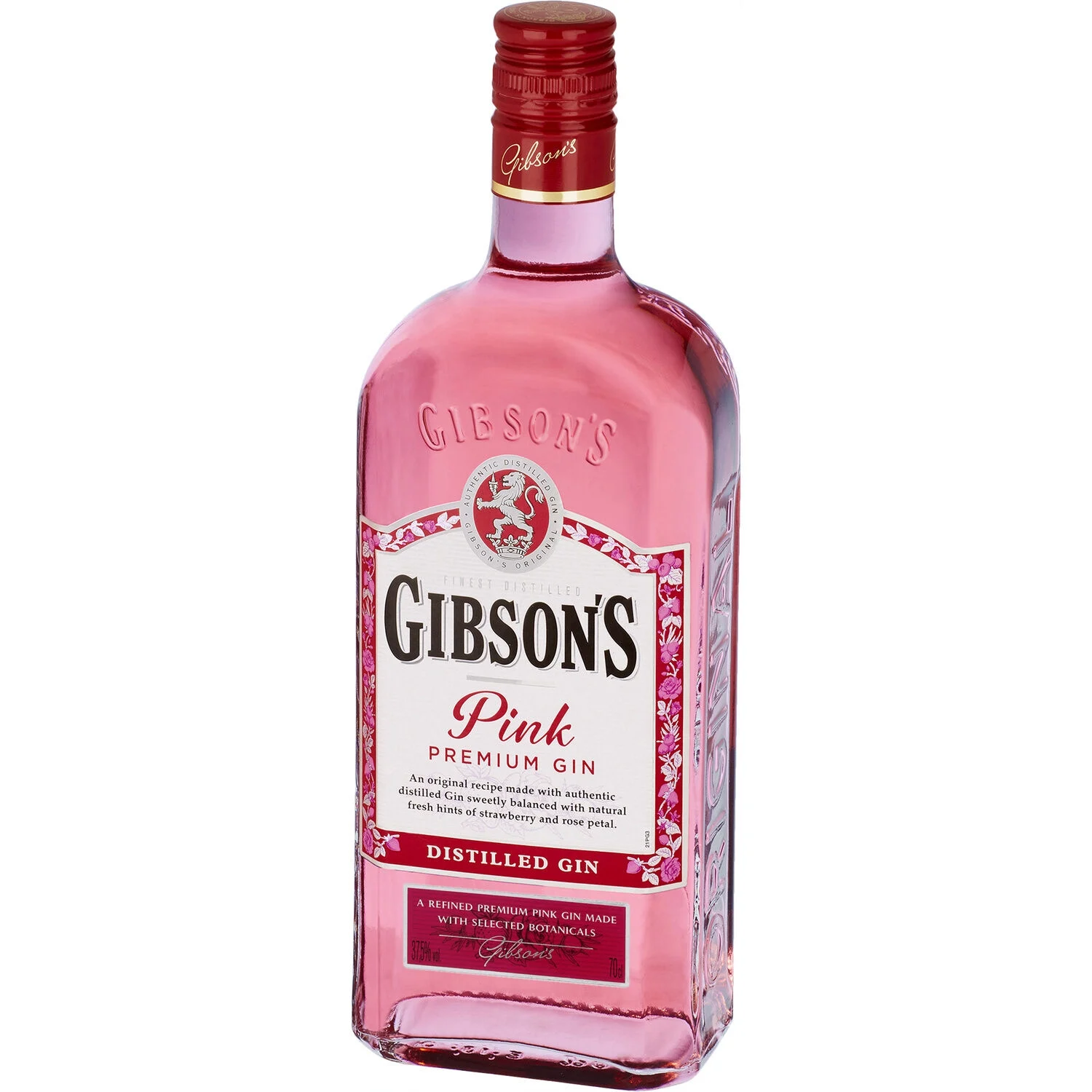 Pink Premium Gin, 37,5°, bouteille de 70cl, GIBSON'S