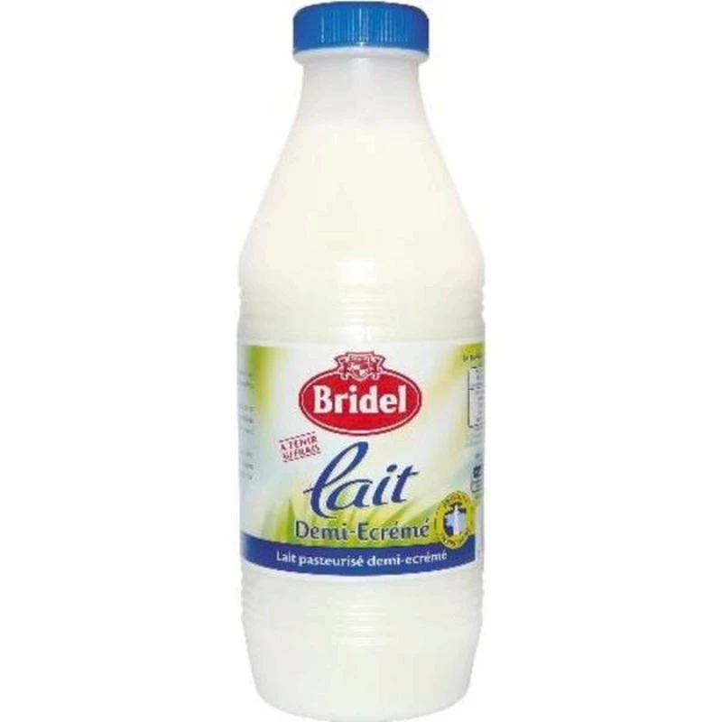 Lait Frais Demi-Ecrémé, 1l - BRIDEL