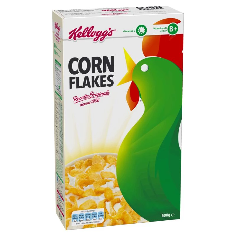 Céréales Corn Flakes 500g - kellogg's
