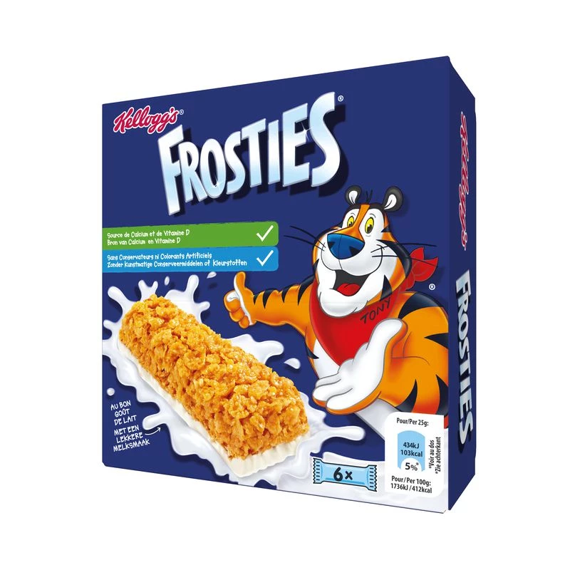 Frosties cereal bars x6 150g - KELLOGG'S