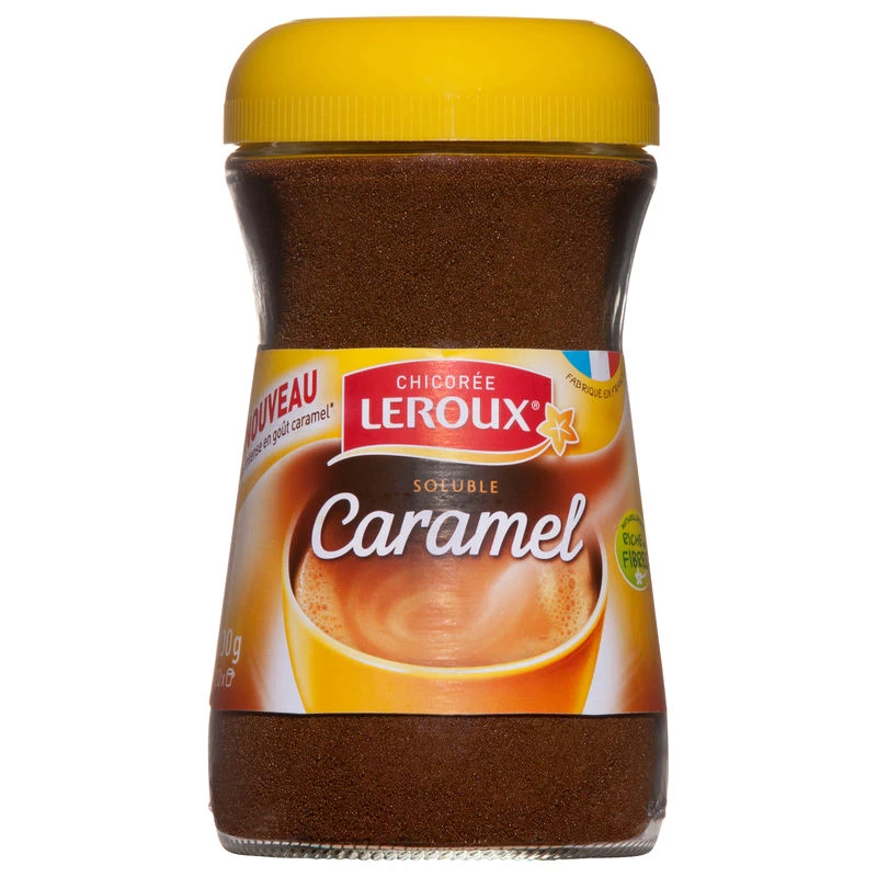 Chicorée soluble saveur caramel 100g - LEROUX
