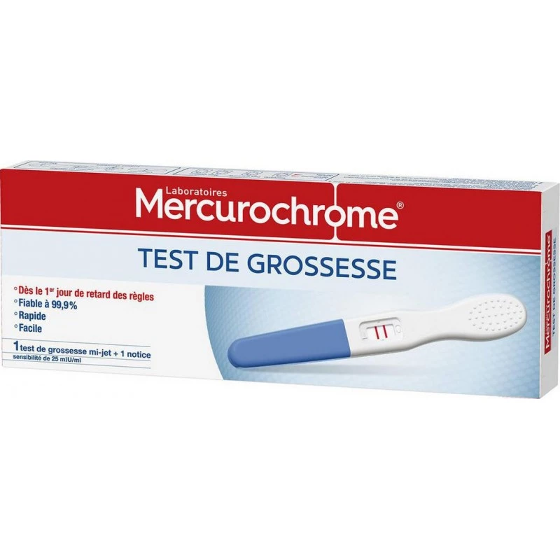 Test De Grossesse Laboratoires - Mercurochrome