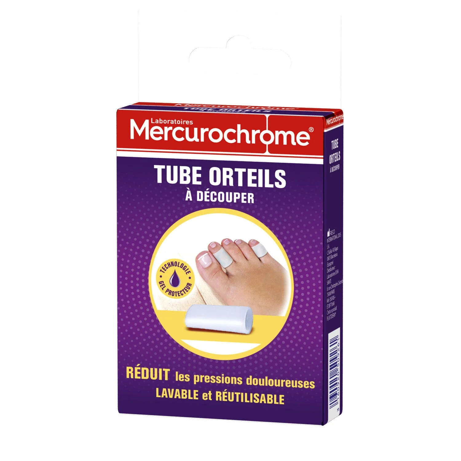Tubes Orteils Pour Les Cors X1 -mercurochrome