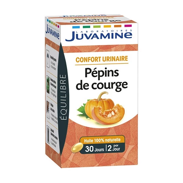 Complément Alimentaire Confort Urinaire Pépins De Courge X30 - Juvamine