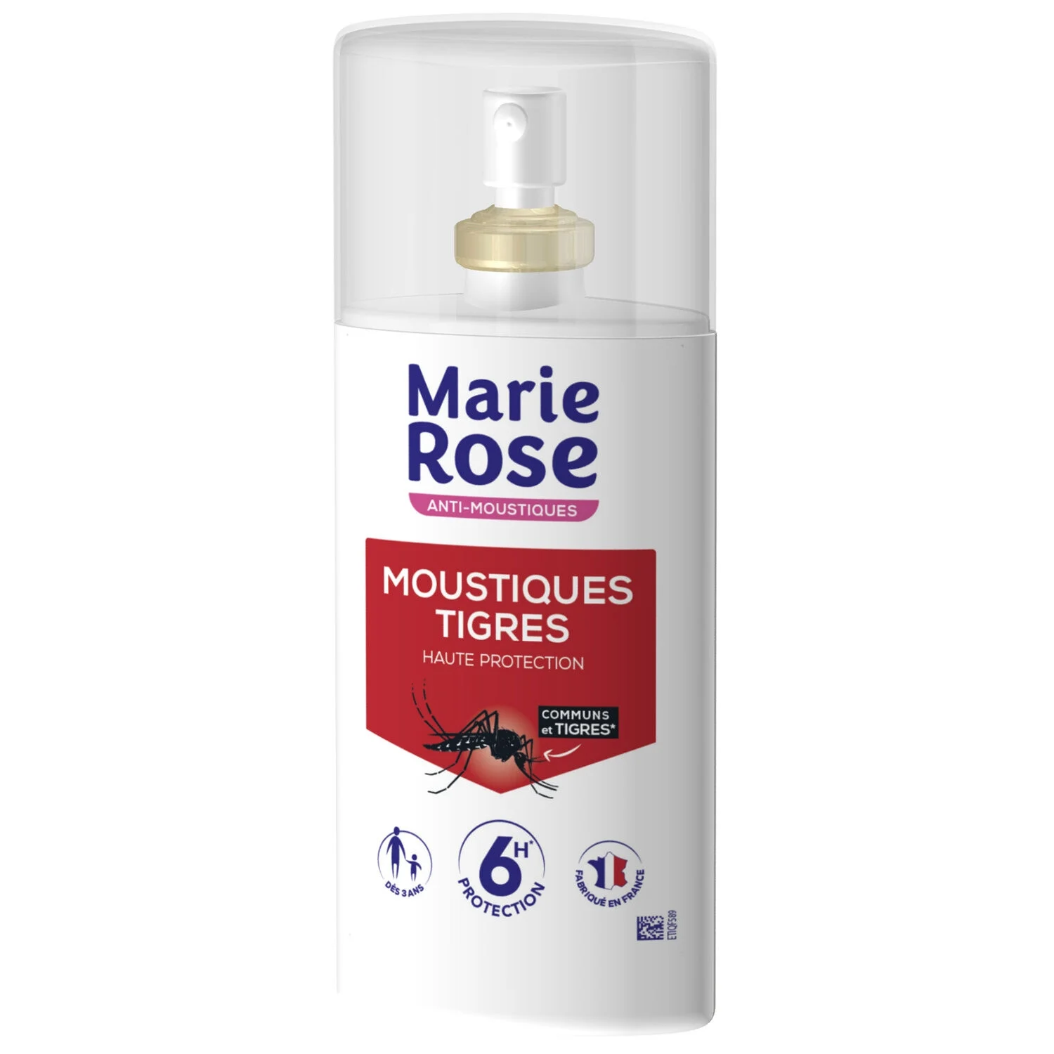 Anti-moustiques Répulsif Protection 7 H 100ml -marie Rose