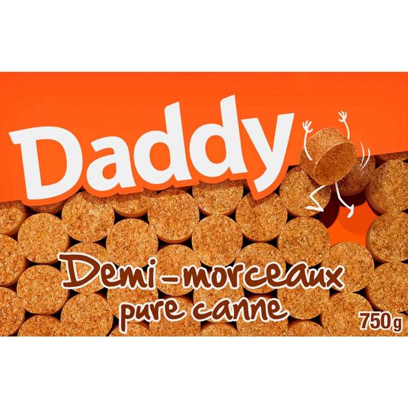 Demi-morceaux pure canne 750g - DADDY