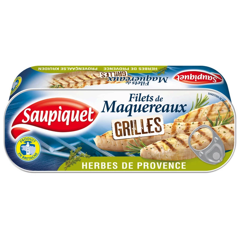 Gegrilde Makreelfilets met Provençaalse Kruiden, 120g - SAUPIQUET