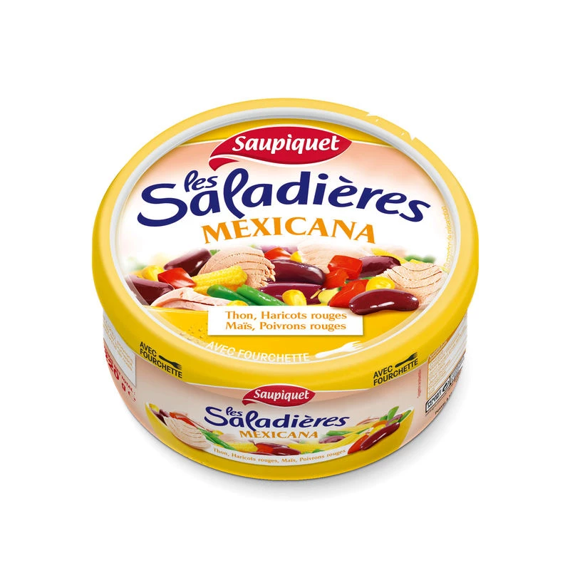 Mexicana-Salatschüsseln, 220g - SAUPIQUET