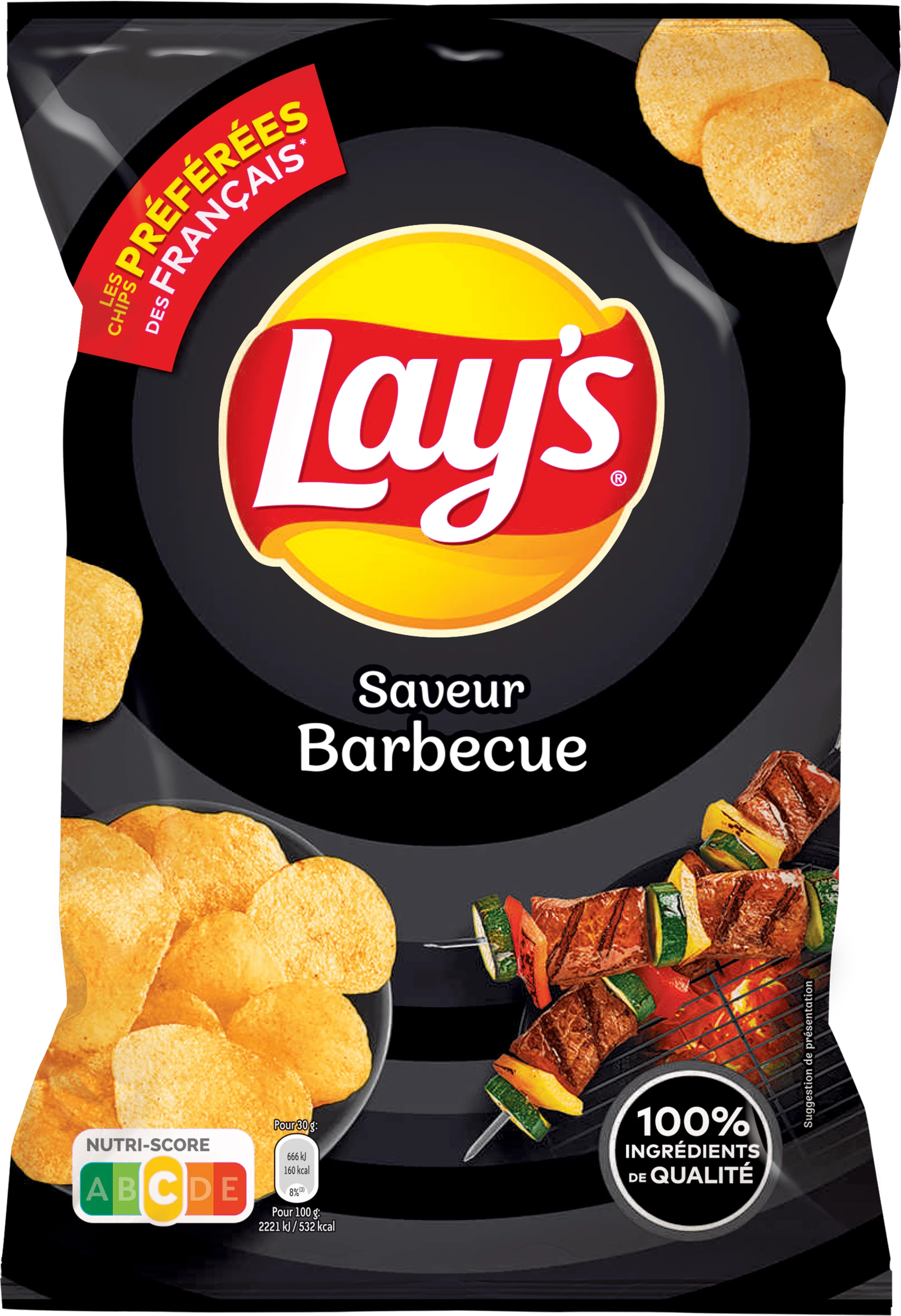Chips Barbecue, 135g - LAY'S