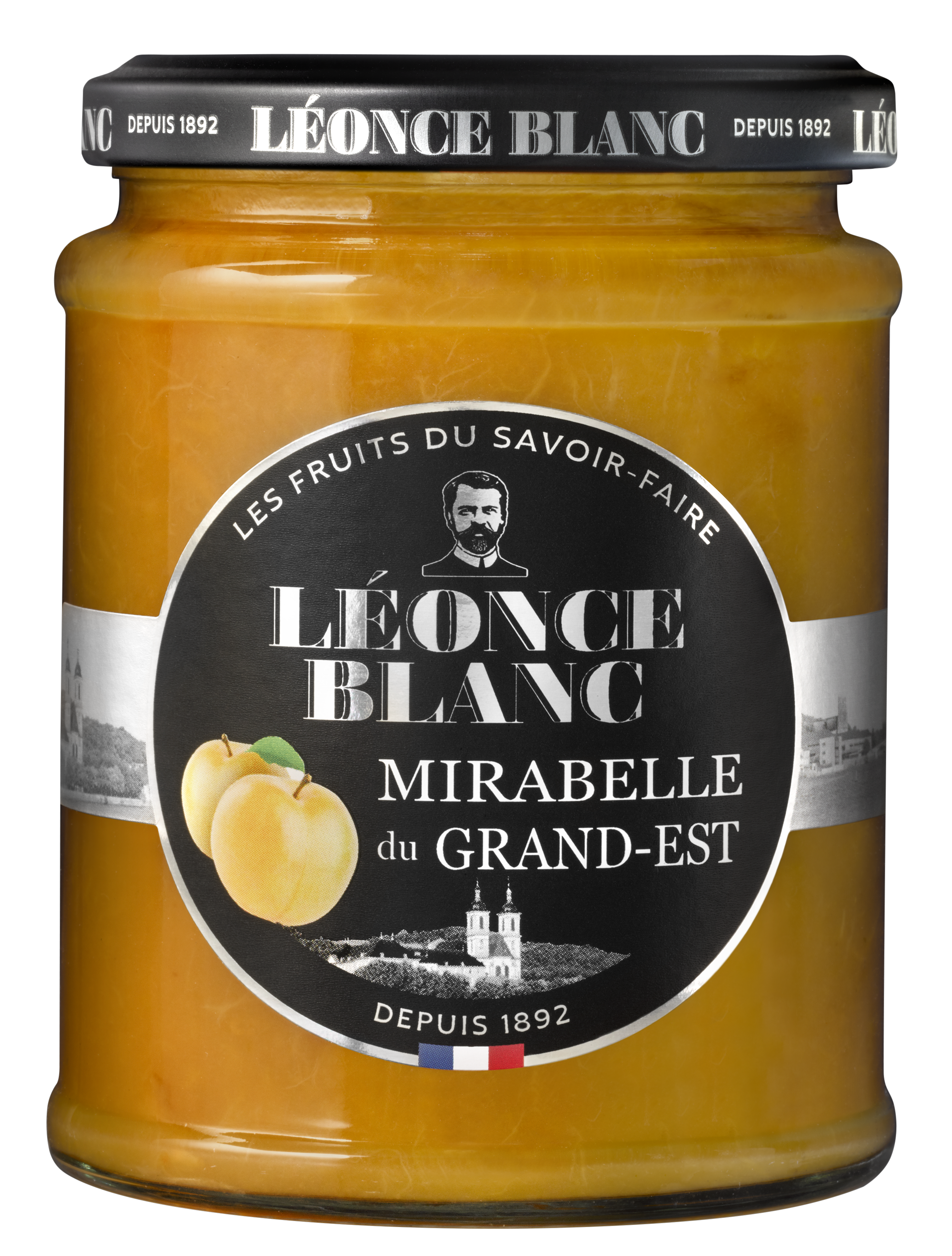 Grossiste Confiture à la Mirabelle du Grand-Est, 320g - LEONCE BLANC