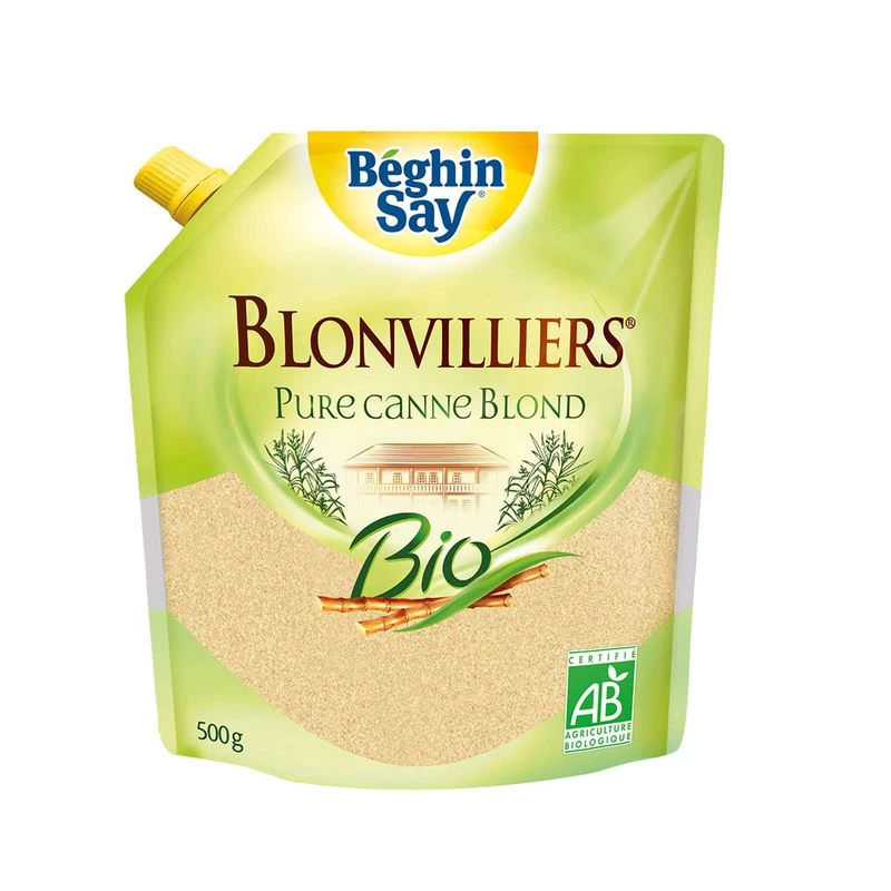 Blonvilliers reine Canne Blond Bio 500g - BEGHIN SAY