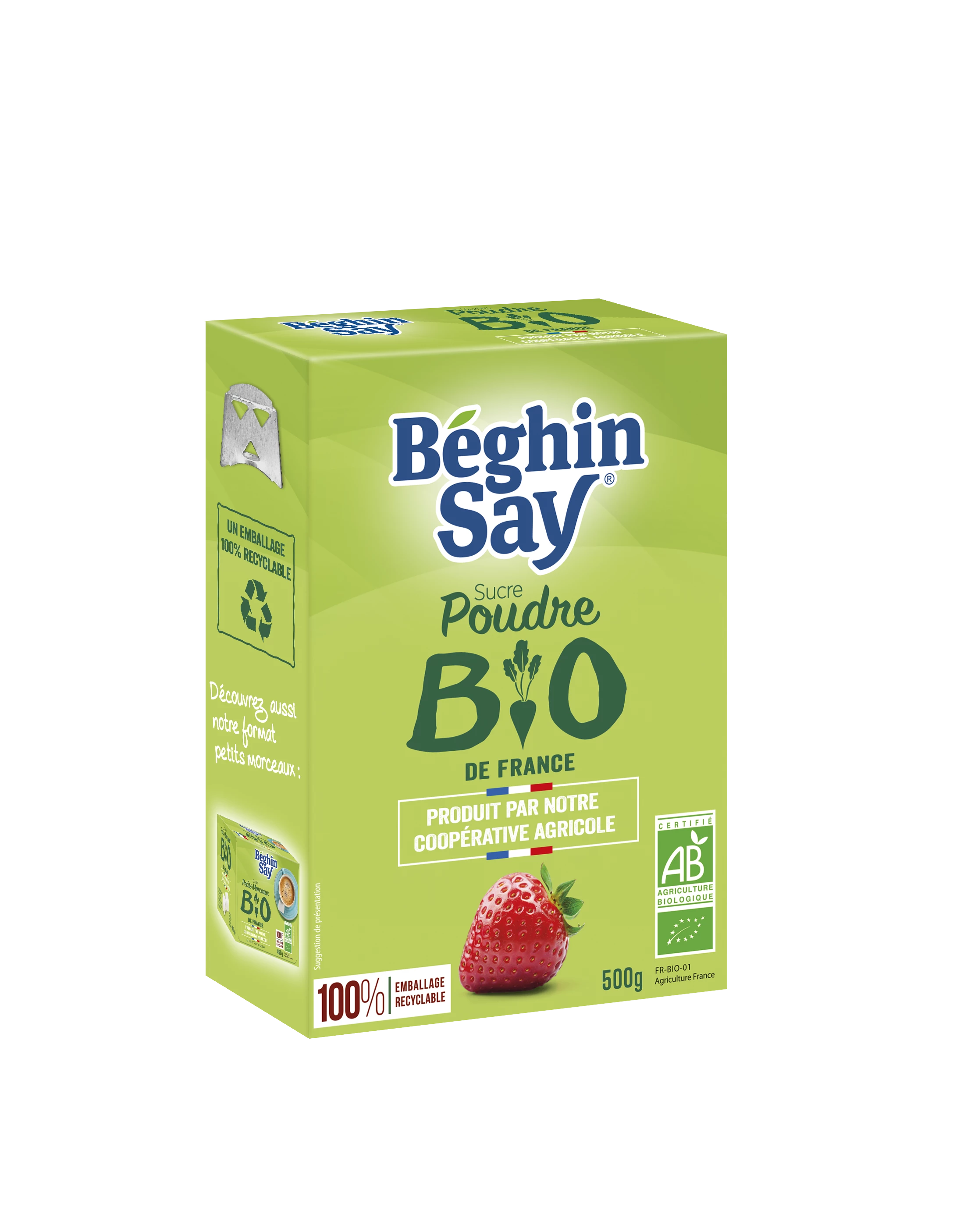 Beghin Organic Powdered Sugar 500g